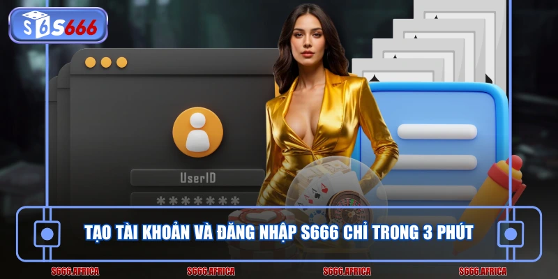 Tạo tài khoản và đăng nhập S666 chỉ trong 3 phút